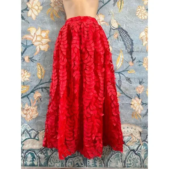 New Anthropologie Sunday in Brooklyn Dimensional Petal Skirt size Medium